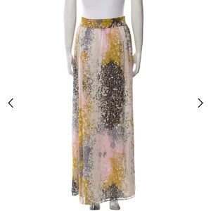 Diane Von Furstenberg Silk Maxi Skirt